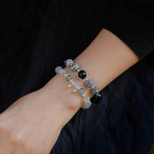 Load image into Gallery viewer, Twin Souls Bracelet Set – Black Onyx & Moonstone Couple Bracelets for Love and Spiritual Bond
