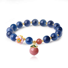 Load image into Gallery viewer, Peach Blossom Romance South Red Agate Bracelet