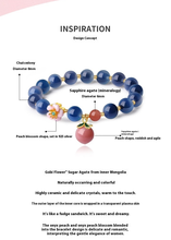 Load image into Gallery viewer, Peach Blossom Romance South Red Agate Bracelet