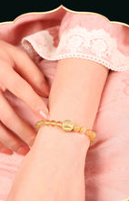 Load image into Gallery viewer, Golden Citrine Wealth-Attracting Bracelet with Gold Coin Char