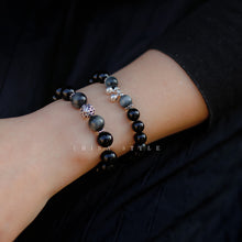 Load image into Gallery viewer, Twin Souls Bracelet Set – Black Onyx & Moonstone Couple Bracelets for Love and Spiritual Bond