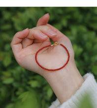 Load image into Gallery viewer, Natural 4mm Carnelian Energy Bracelet – Boost Motivation & Attract Opportunities