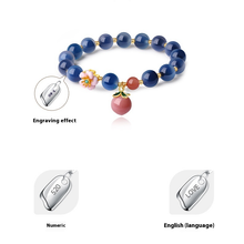 Load image into Gallery viewer, Peach Blossom Romance South Red Agate Bracelet