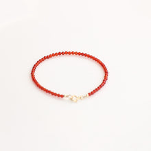 Load image into Gallery viewer, Natural 4mm Carnelian Energy Bracelet – Boost Motivation & Attract Opportunities