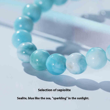 Load image into Gallery viewer, Ocean Breeze Charm Bracelet – Mermaid Tail, Butterfly & Shell Collection