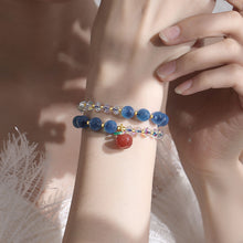 Load image into Gallery viewer, Peace Fruit Double-Layer Crystal Bracelet – Apple Charm Edition