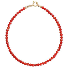 Load image into Gallery viewer, Natural 4mm Carnelian Energy Bracelet – Boost Motivation &amp; Attract Opportunities
