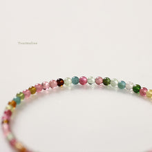 Load image into Gallery viewer, 925 Silver &amp; Multicolor Tourmaline Heart Charm Bracelet – Protection &amp; Energy Balance
