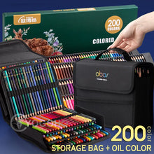 Load image into Gallery viewer, Professional Oil Color Pencil 48/72/120/150/200 Set Watercolor pencils with Storage Bag colored pencils kids
