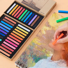 Load image into Gallery viewer, Soft Pastel 12/24/36/48 Colors Painting Crayons Set Art Drawing Set Chalk Color Crayon Brush Stationery
