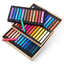 Load image into Gallery viewer, Soft Pastel 12/24/36/48 Colors Painting Crayons Set Art Drawing Set Chalk Color Crayon Brush Stationery
