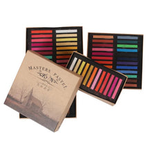 Load image into Gallery viewer, Soft Pastel 12/24/36/48 Colors Painting Crayons Set Art Drawing Set Chalk Color Crayon Brush Stationery
