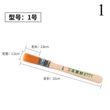 Load image into Gallery viewer, High Quality Nylon Paint Brush  Different Size Wooden Handle Watercolor Brushes For Acrylic Oil Painting School Art Supplies
