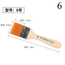 Load image into Gallery viewer, High Quality Nylon Paint Brush  Different Size Wooden Handle Watercolor Brushes For Acrylic Oil Painting School Art Supplies
