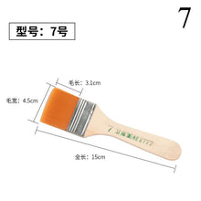 Load image into Gallery viewer, High Quality Nylon Paint Brush  Different Size Wooden Handle Watercolor Brushes For Acrylic Oil Painting School Art Supplies
