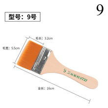 Load image into Gallery viewer, High Quality Nylon Paint Brush  Different Size Wooden Handle Watercolor Brushes For Acrylic Oil Painting School Art Supplies
