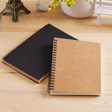 Load image into Gallery viewer, Sketchbook Diary for Drawing Painting Graffiti Soft Cover Black Paper Sketch Book Memo Pad Notebook Office School Supplies Gift
