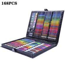 Load image into Gallery viewer, 208 PCS Kid Draw Set Colored Pencil Crayon Watercolors Pens With Drawing Board Drawing Set Toy School Supplies Kid Gifts
