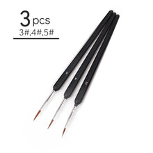 Load image into Gallery viewer, 10 PCS Miniature Paint Brushes Set Professional Nylon hook line pen Art Liner drawing for Acrylic Watercolor Painting
