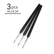 Load image into Gallery viewer, 10 PCS Miniature Paint Brushes Set Professional Nylon hook line pen Art Liner drawing for Acrylic Watercolor Painting
