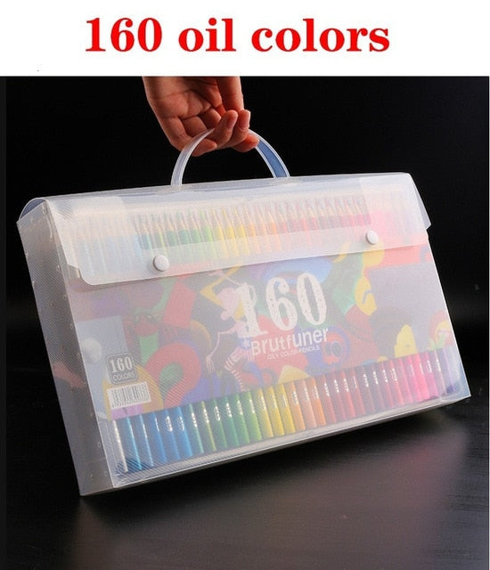 Brutfuner 48 Color Professional Oil Colored Pencils Soft Wood