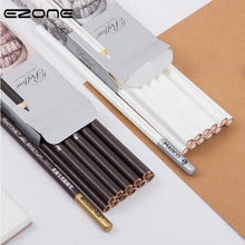 Load image into Gallery viewer, EZONE Sketch Pencil Soft Safe Non-toxic Standard Brown/White Pencil Painting Professional Drawing Sketching Office School Supply
